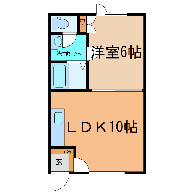 コーポ白山の間取り