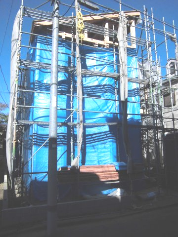 【前面道路含む現地写真】 | 練馬区大泉町1丁目新築戸建限定1棟。 | 前面道路含む現地写真です