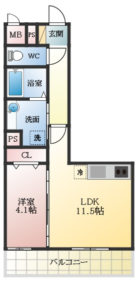 【間取り】 | レジデンス喜志