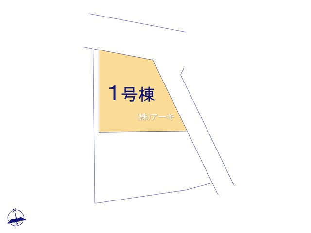 刈谷市小垣江町須賀288『仲介手数料無料』新築戸建ての区画図