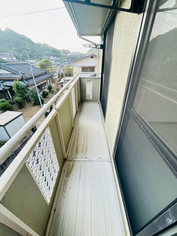 グレープハウスのバルコニー