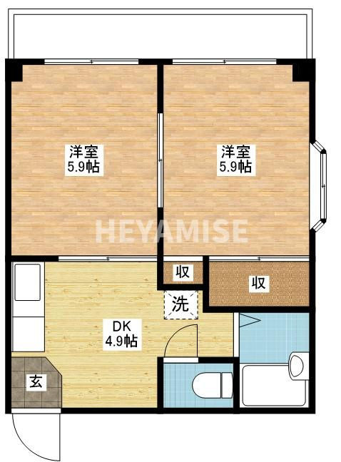 BEN匠6番館の間取り