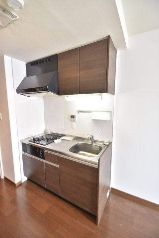 大阪市都島区東野田町１丁目の賃貸マンションのキッチン