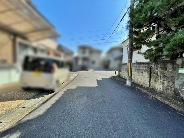売土地　篠町広田3丁目の前面道路含む現地写真|現地写真