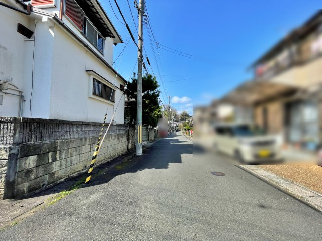 売土地　篠町広田3丁目の前面道路含む現地写真|現地写真