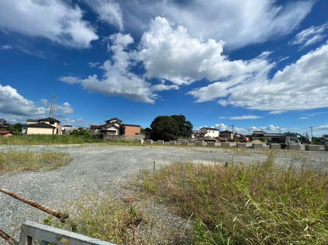 久留米市安武町　売り土地の外観