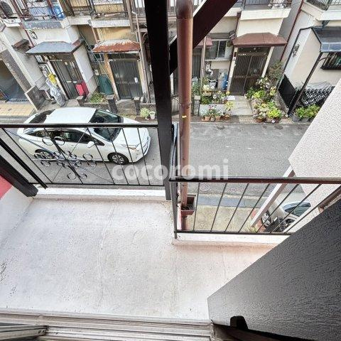 高柳テラスのバルコニー