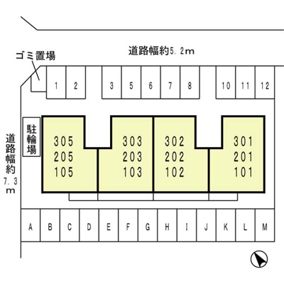 【区画図】 | センチュリーコート