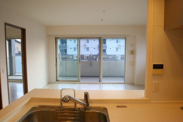 サーパス南田宮のキッチン|キッチンからの眺め