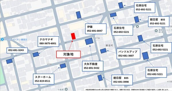 REGALEST観音の地図