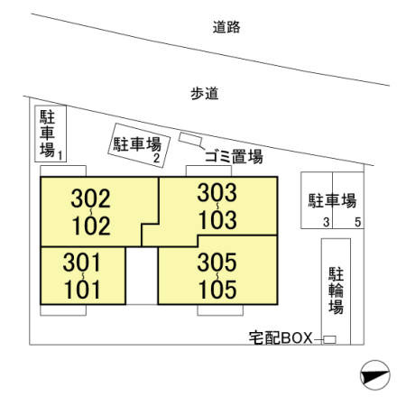VILLETTAの区画図