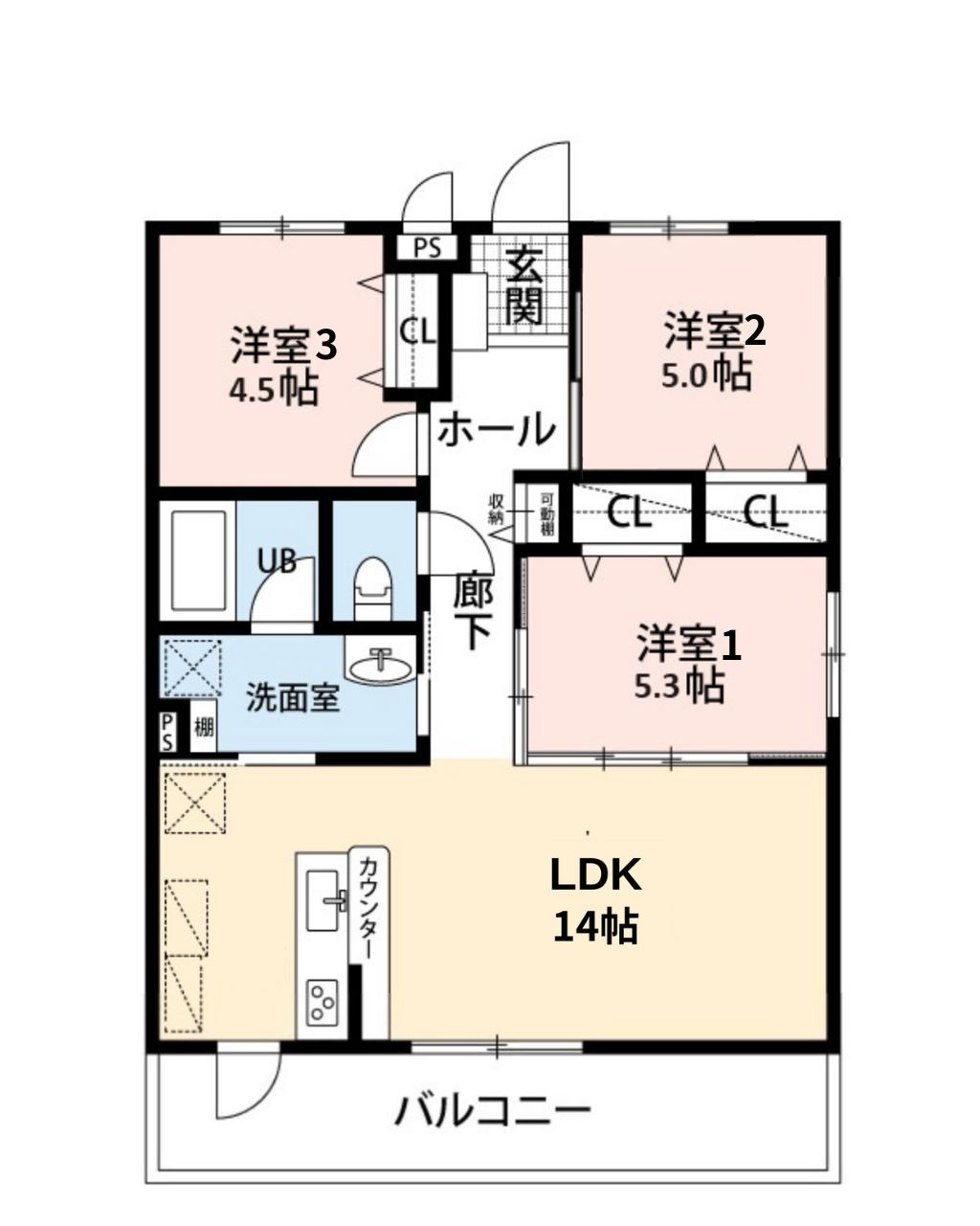 TREVO　YR　の間取り