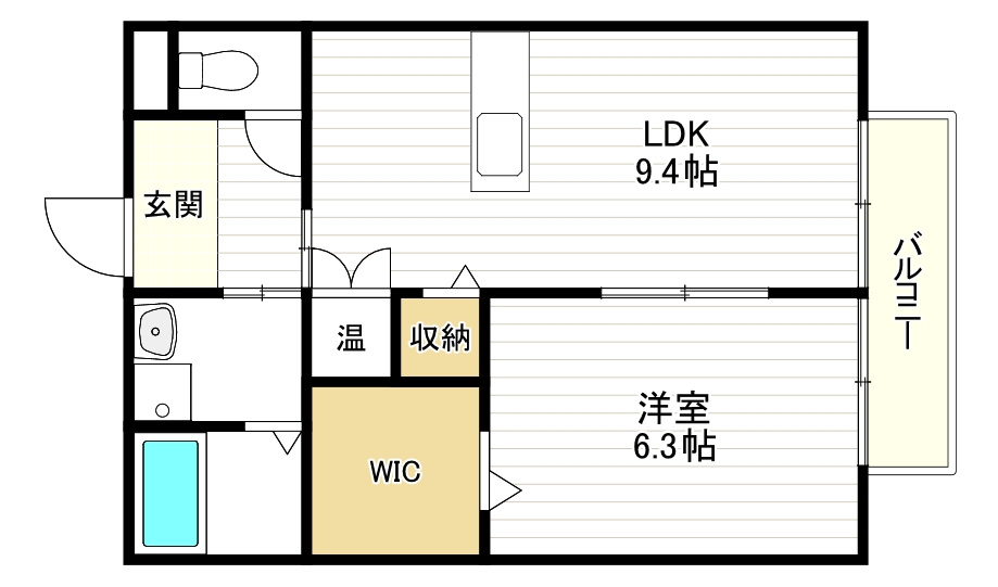 Cozy Courtの間取り