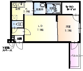 【間取り】 | フジパレス東三国Ⅲ番館 