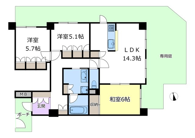 【間取り】 | セントラルパレス東豊中 | エイブルにて取扱い可能な住宅ローンは、全部で10種類以上！お客様にピッタリの住宅ローンを当社のFPよりご案内させて頂きます。住宅ローンのご相談だけでも、お気軽にご相談下さいませ。