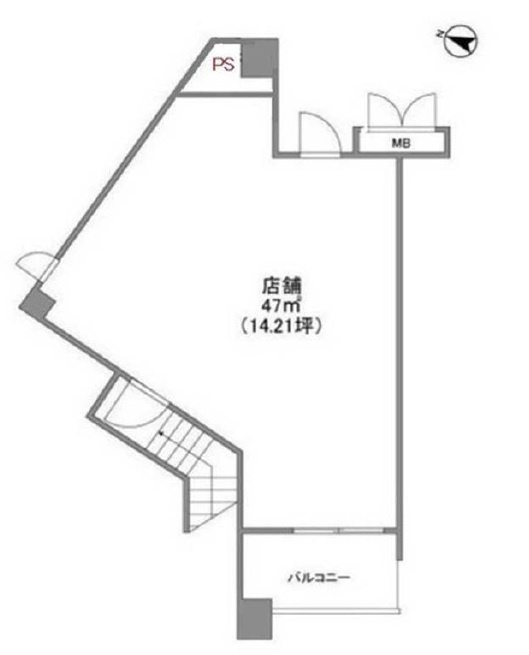 コスモリード羽田の間取り