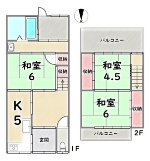 【間取り】 | 右京区梅津林口町