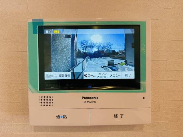 八王子市　めじろ台　新築一戸建てのセキュリティ|～TVモニター付インターホン　訪問者の確認に便利です～