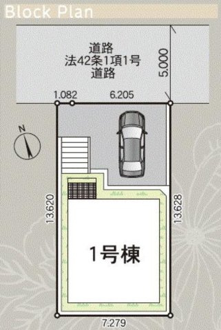 横浜市金沢区高舟台2丁目 新築戸建て【仲介手数料無料】の区画図