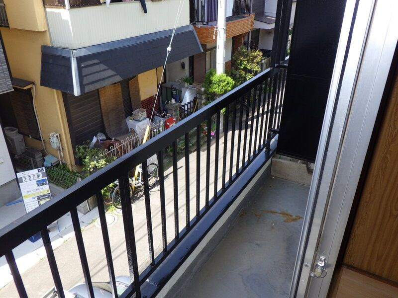 平田テラスのバルコニー