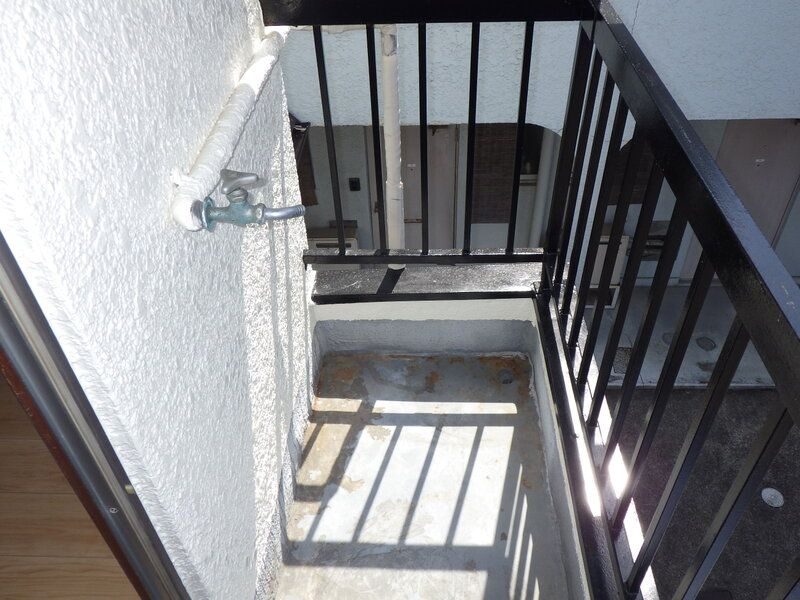 平田テラスのバルコニー