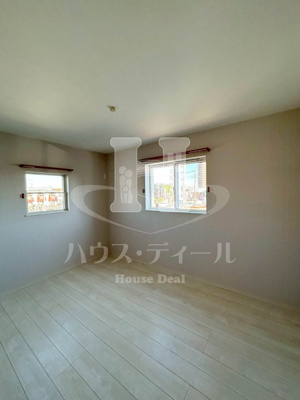 【寝室】 | 錦町５丁目戸建て | ゆとりの広さです