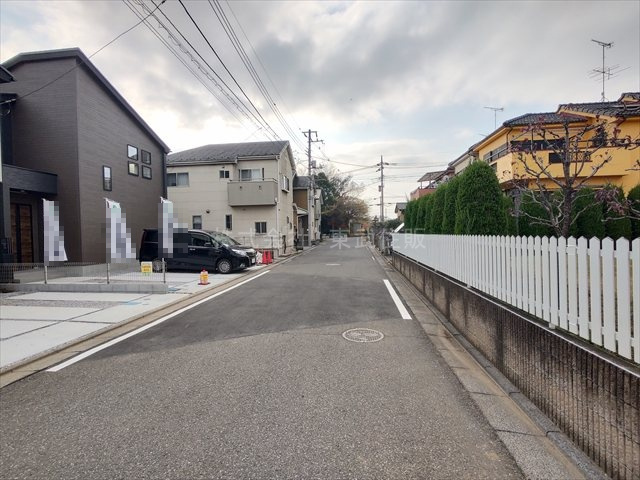 【前面道路含む現地写真】 | 狭山市広瀬台10期　全2棟　2号棟 | 都市ガス・本下水