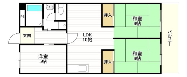 ハイム太子堂の間取り