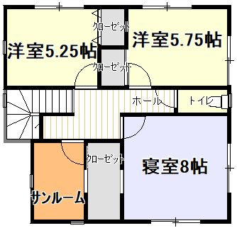 山形市東青田三丁目のその他|2F間取