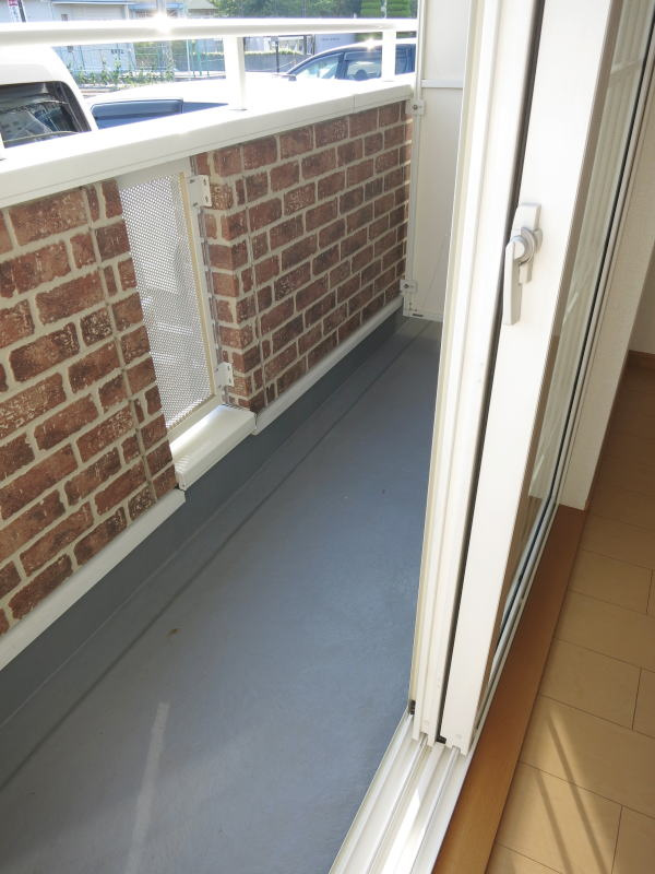 セントラル道本Ａのバルコニー