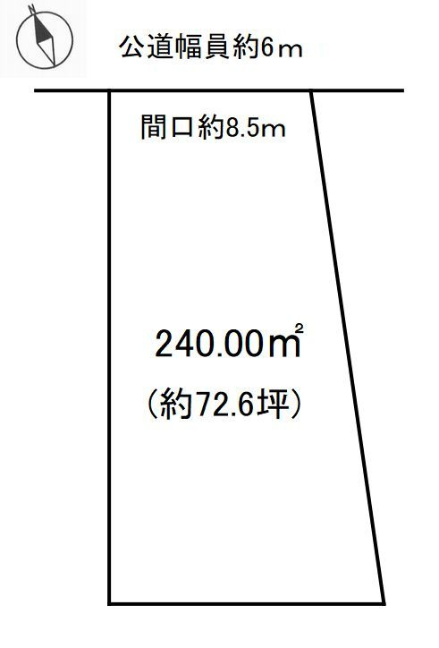 半田市庚申町2丁目の土地図