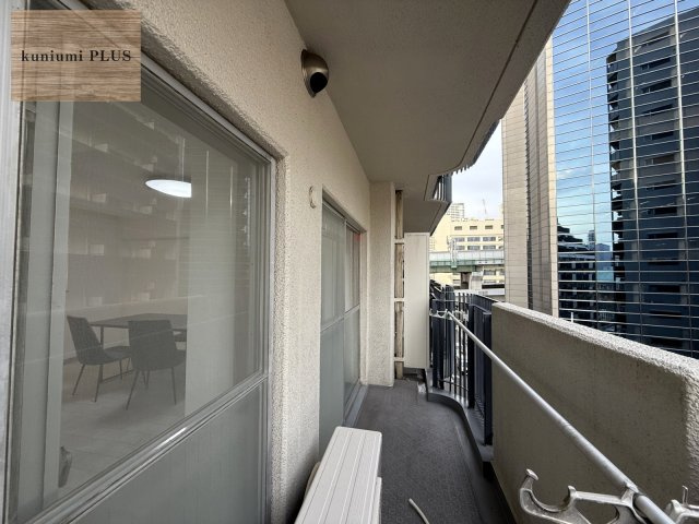 メロディハイム東船場のバルコニー