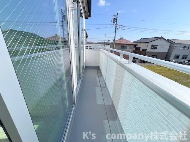 茅ヶ崎市萩園　新築戸建　2号棟のバルコニー|バルコニー☆
