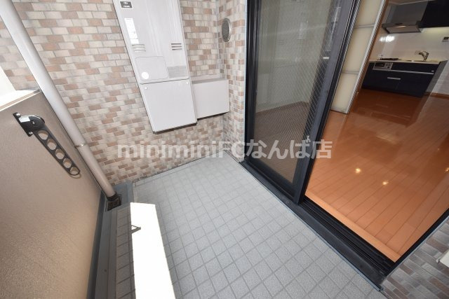 リーガル北堀江のバルコニー