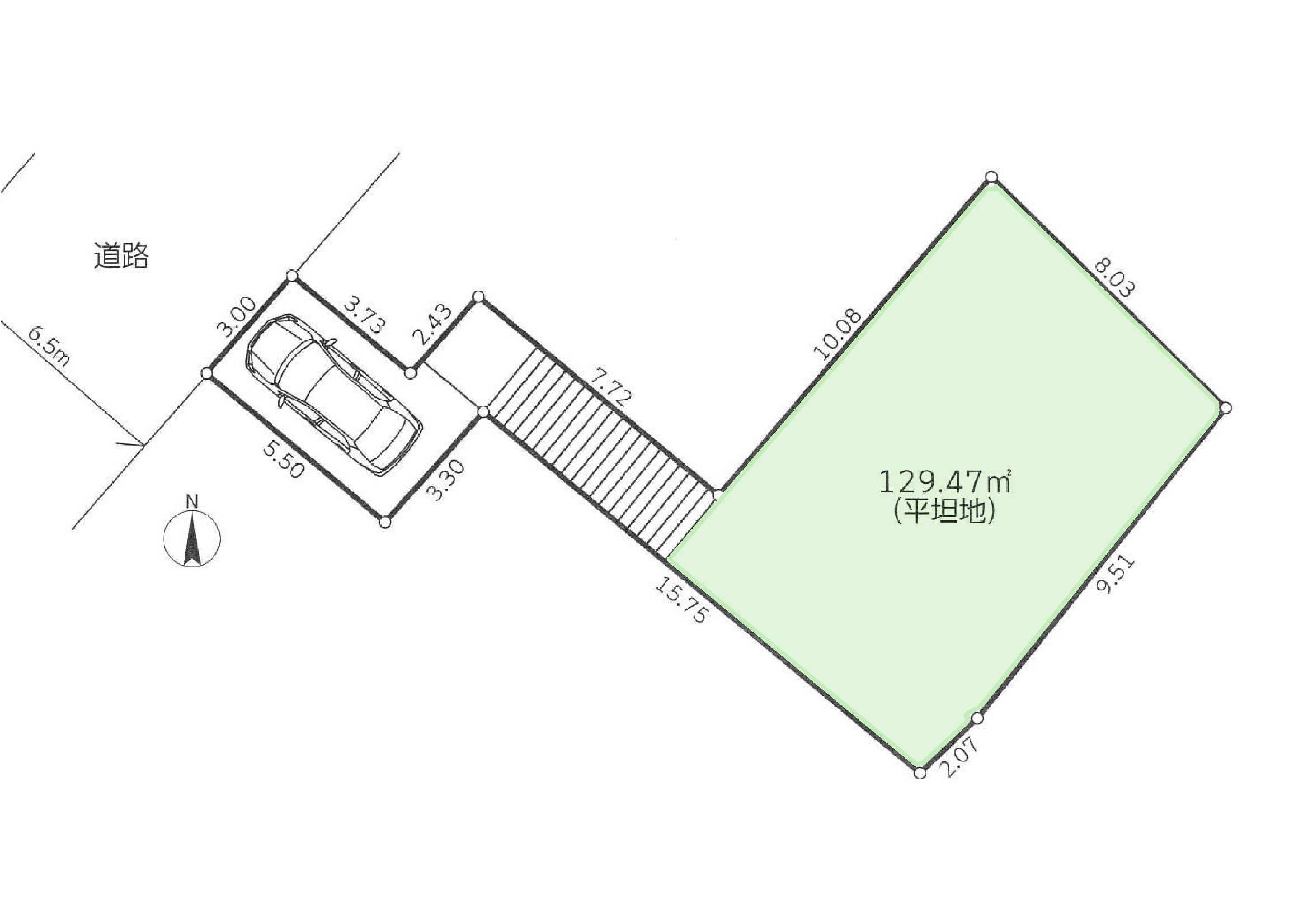 ＪＲ横浜線「鴨居」売土地の画像