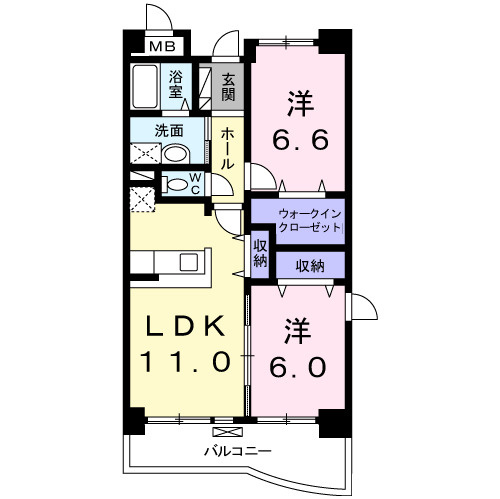 ブライトエステートの間取り