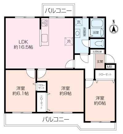 リフォーム×下永谷駅８分～港南百合ヶ丘ハイツ７号棟～の画像