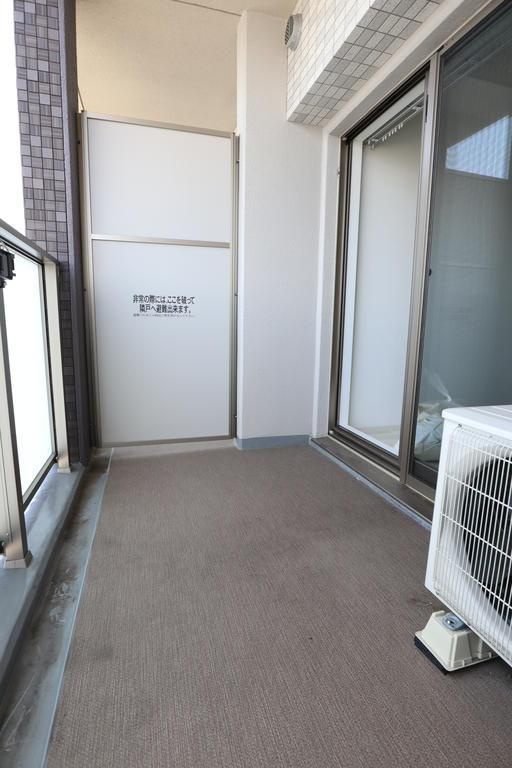 大阪市都島区都島本通３丁目の賃貸マンションのバルコニー