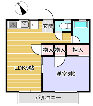 メゾン・コムの間取り
