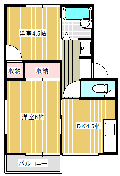 MHハイツみどり野の間取り