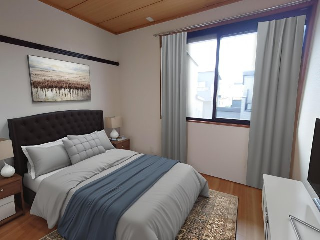 MHハイツみどり野の洋室|CGで家具等を配置したものです。実際に家具等は含まれません。