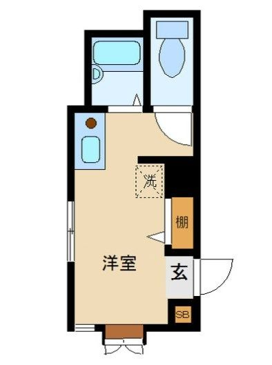 シャルム北新宿の間取り|間取りです。