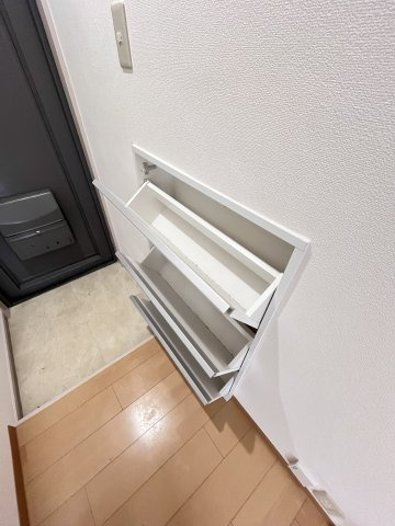 大阪市城東区成育５丁目の賃貸マンションの玄関