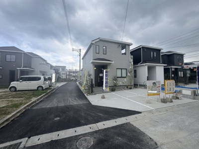 【前面道路含む現地写真】 | 与那原町与那原（全9棟）D号棟 | ※私道3.5m～4m♪