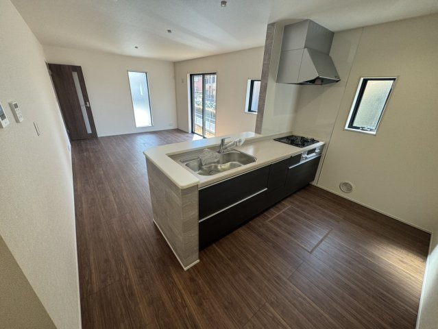 【キッチン】 | リーブルガーデン．S　熊谷万平町第３　 | １号棟現地キッチン（2026年02月28日）撮影