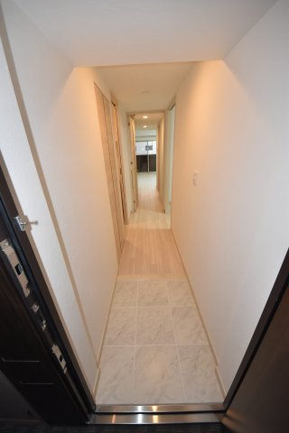 グランカーサ難波元町の玄関|ゆったりとした玄関です