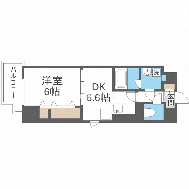 BROU上町台の間取り
