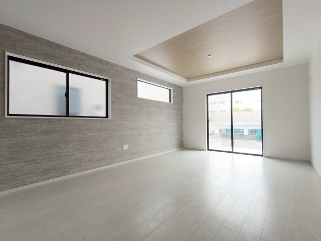 北葛飾郡松伏町　大字松伏　新築戸建　全3棟の居間・リビング|施工例です