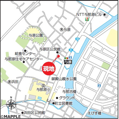 【地図】 | 与那原町与那原（全9棟）E号棟 | 地図♪