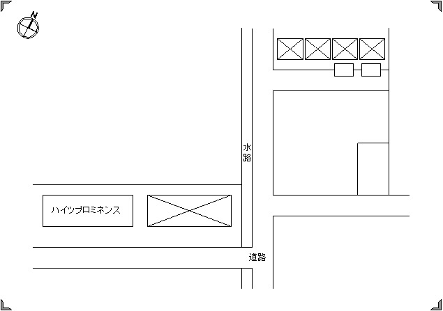 ハイツプロミネンスの区画図